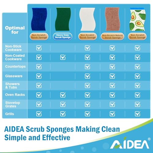 Non Scratch Scrub Sponge (6 Count)
