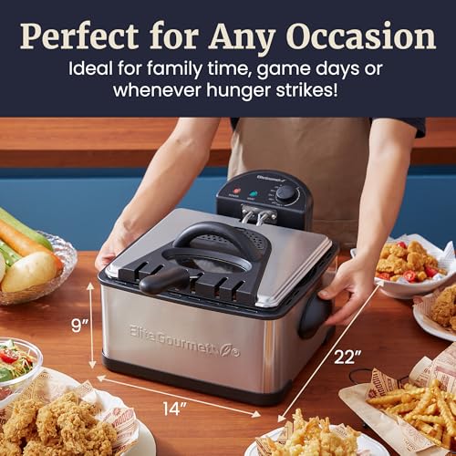 4.2Qt Deep Fryer (1 Basket / Stainless Steel)