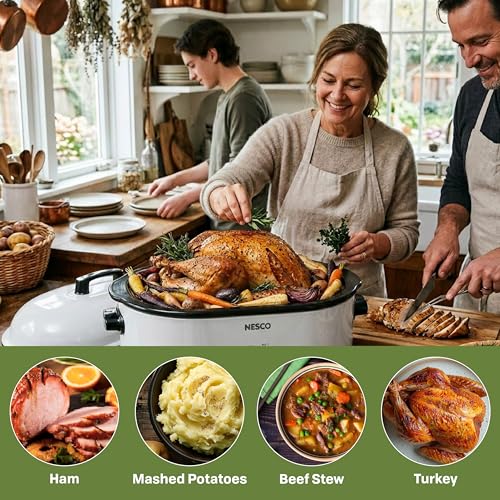 MWR18‑14 Electric Roaster Oven for Family‑Size Meals (White)