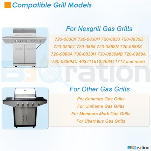 17" Grill Grates for Nexgrill 4 (17in x 13 1/4in)