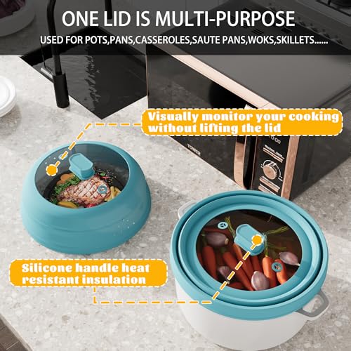 Microwave Splatter Cover (Blue / 10.8 inch)