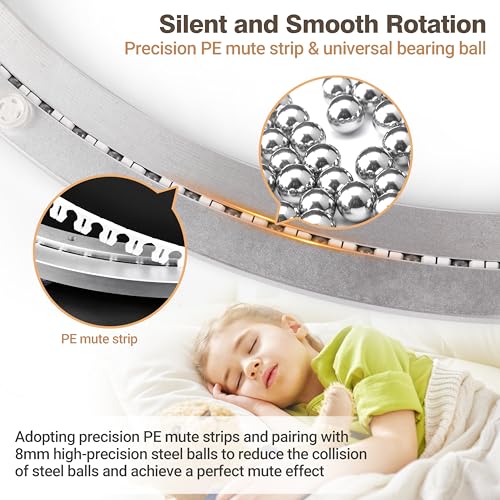 20 Inch Lazy Susan Bearing Aluminum Alloy Rotating Turntable