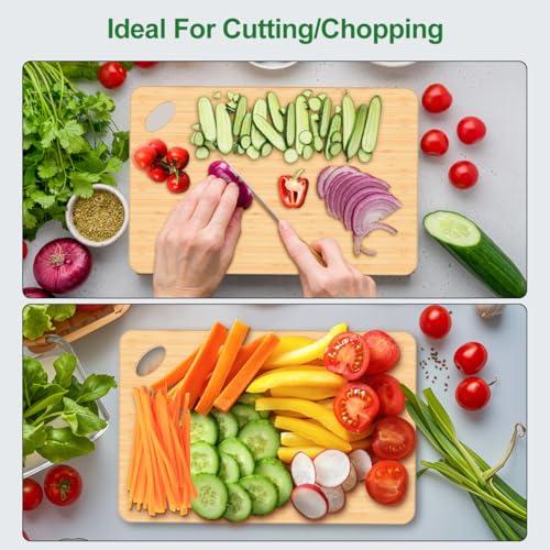 Bamboo Cutting Board for Kitchen (1 bamboo board)