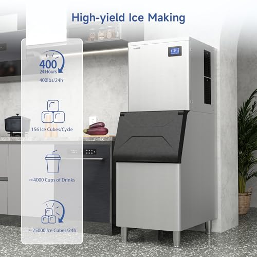 Industrial Ice Maker Machine (400LBS/24H)