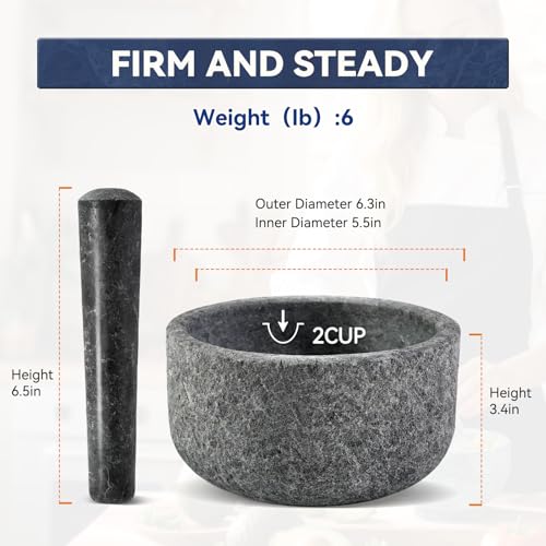 Granite Mortar and Pestle Set