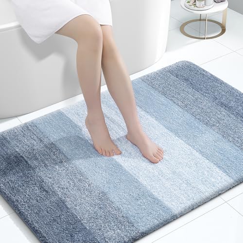 Large Bathroom Rugs 47x32 (47" X 32" / Blue)
