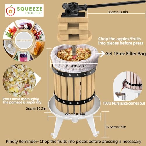 Fruit Press 1.6 Gallon
