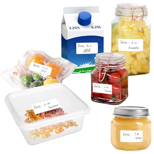2000 Removable Freezer Labels (2000-blank / 1” x 2”)