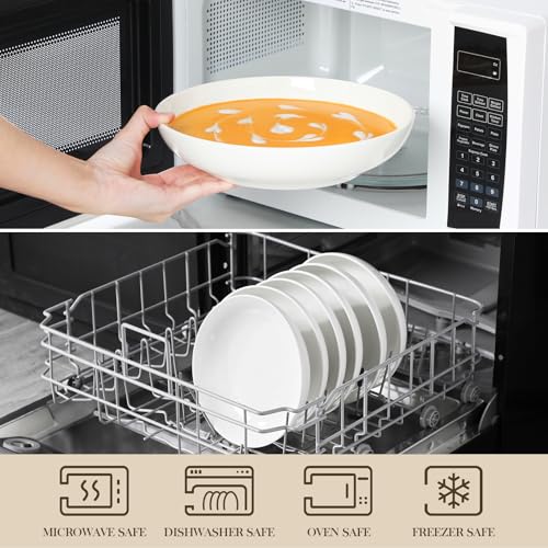 8.85" Large Pasta Bowls (6 Count)
