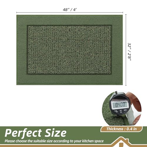 Kitchen Rugs 32"x48" (Green / 32" X 48" (Rectangular))