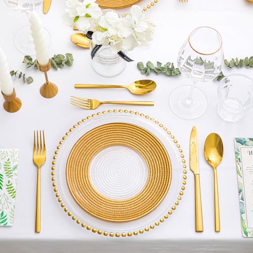 Gold Silverware Set for 8 (40-Piece / Gold)