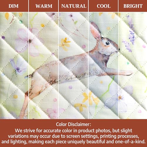 Pot Holders 100% Cotton Potholders (095 - Easter Zest / 8" x 8" (Pot Holder Pack of 2))