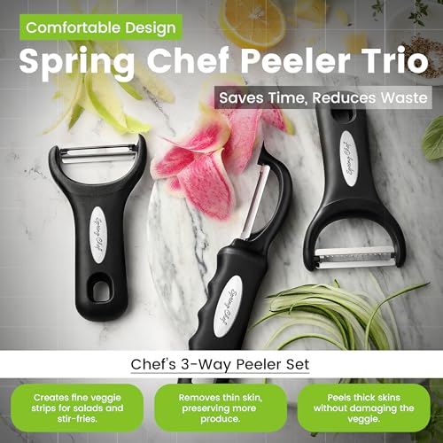 3pcs Vegetable Peelers for Kitchen (3 Count)