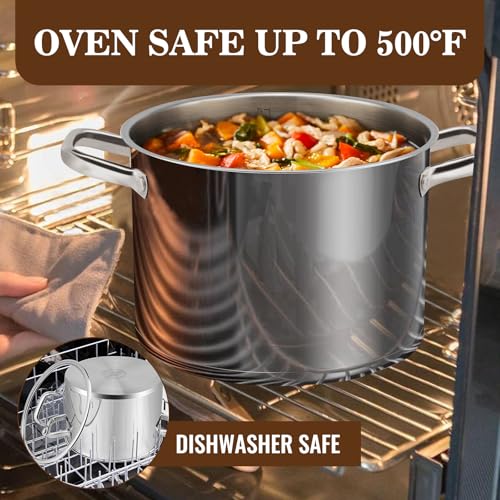 Stainless Steel Stock Pot (8 Quarts)