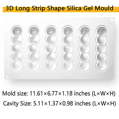 Flower Long Bar Silicone Mousse Cake Mold