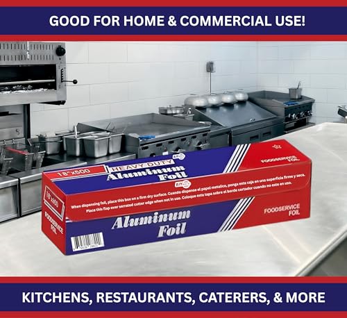 18” x 500 Feet Heavy Duty Aluminum Foil Wrap
