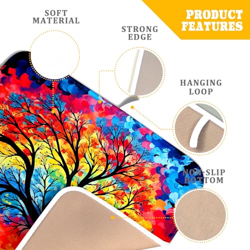 Microfiber Drying Mat Kitchen Counter (DMS918TreeS / 18" x 16")