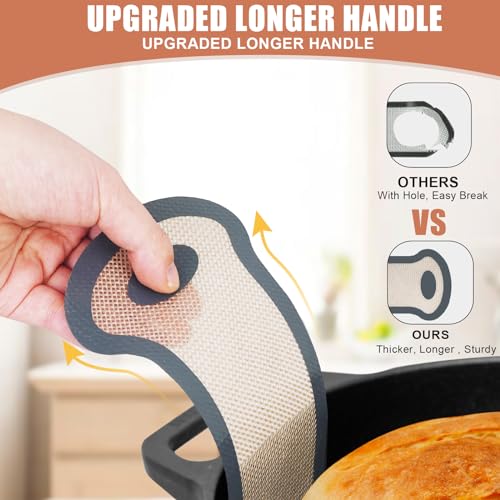 Silicone Bread Sling (2 Pcs Grey Round)