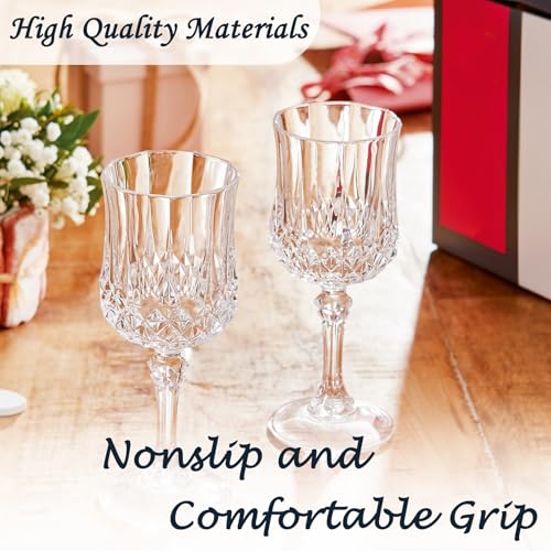 48Pack Plastic Wine Glasses (48 Count)