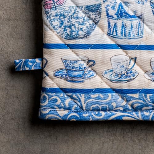 Maison d'Hermine Oven Gloves 100% Cotton Oven Mitt (017 - Canton / 7.5" x 13" (Oven Mitt))