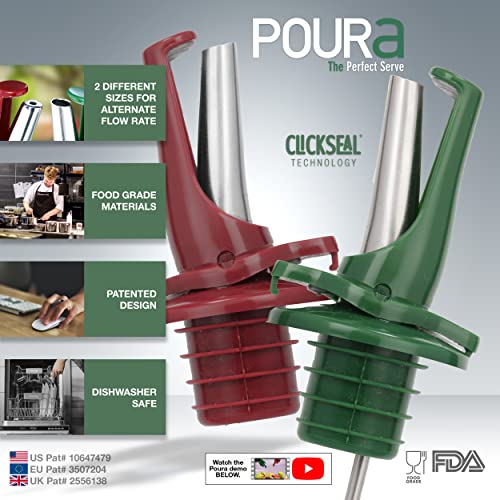 Airtight Oil and Vinegar Dispenser Spouts
