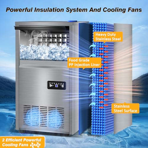 Commercial Ice Maker Machine (140Lbs/24H)