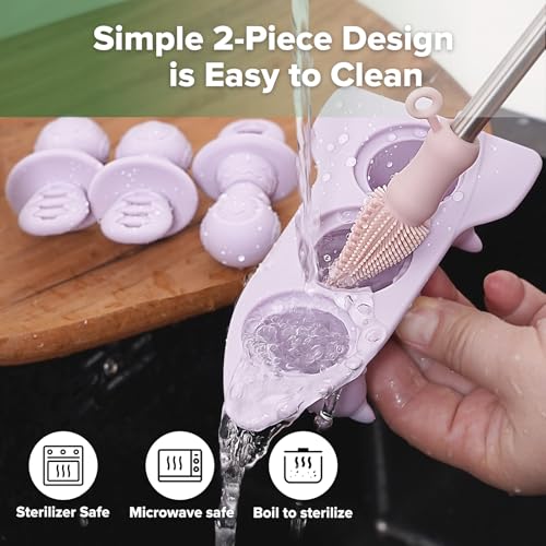 Silicone Toddler Popsicle Mold (Lavender)