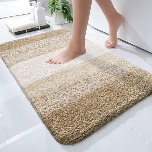 Small Bathroom Rugs 28x18 (28" X 18" / Tan)