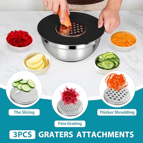 Mixing Bowls Set with Airtight Lids (4.36 Count)