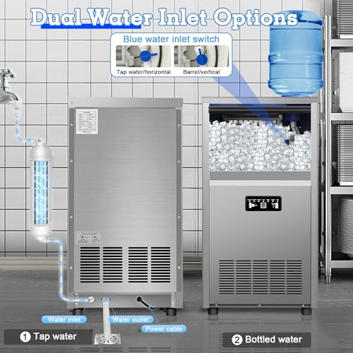 Commercial Ice Maker Machine 150LB (150lbs/24H / Freestanding Ice Maker)