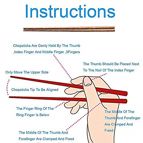 30 Pairs Wooden Chopsticks