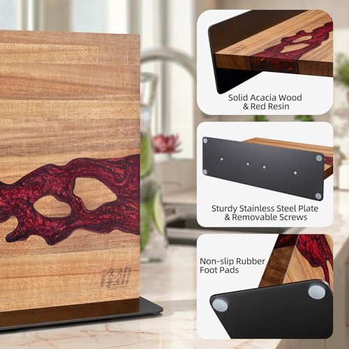 Magnetic Knife Block (Red)