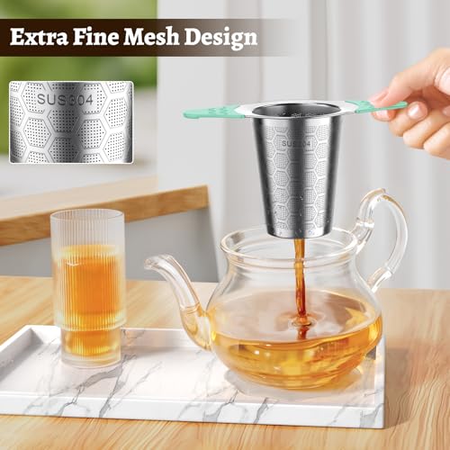 Tea Infuser for Loose Leaf Tea (1 Pack - Spring Green)