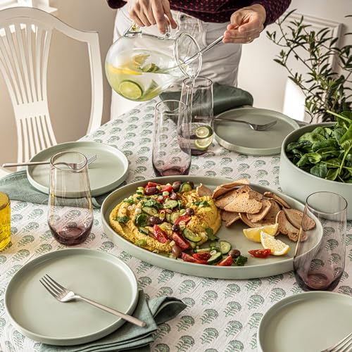 Over&Back Stackable Stoneware Serving Platter