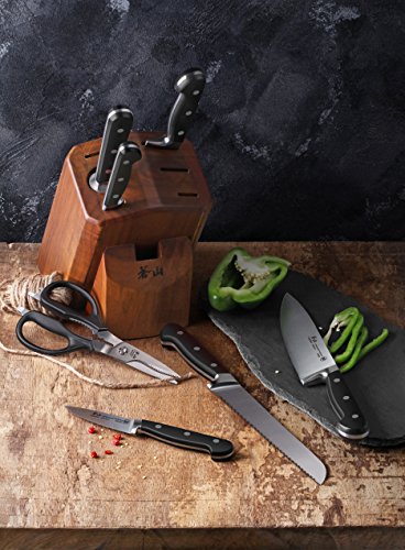 TV2 Series 1023039 Swedish 14C28N Steel Forged 8 (8-Piece Knife Block Set)