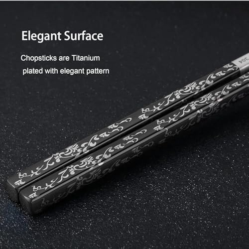 Stainless Steel Chopsticks 2 Pairs