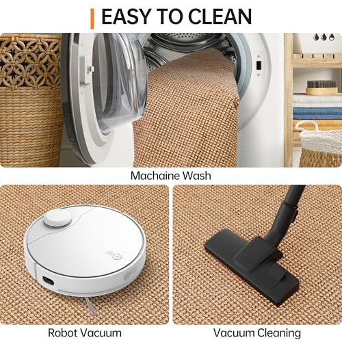 Kitchen Rugs and Mats Non Skid Washable [2PCS] (16 Sq Ft)