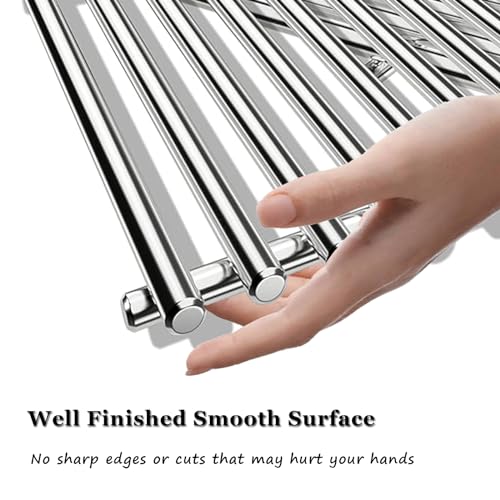 17.5'' SUS304 Grill Grates for Gas Grills Weber Spirit 300 Series (17.5'' x 23.8'')