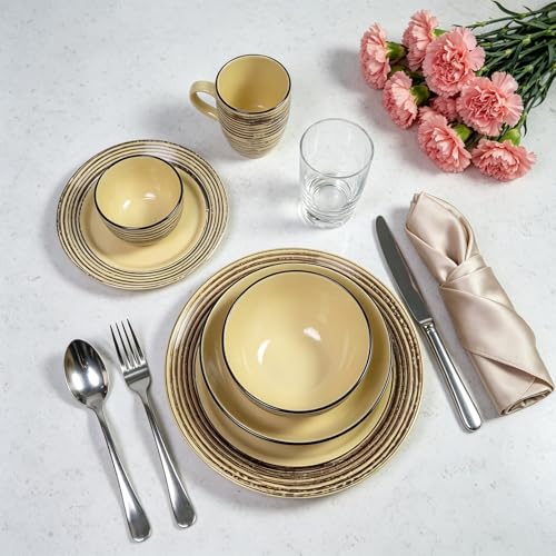 48 Piece Dinnerware Set (Bamboo / Service for 8 - 48pc Set)