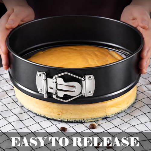 4 Pack Springform Pan Set 4 (4", 7", 9", 10" - 4 Pack Cake Pan Set)