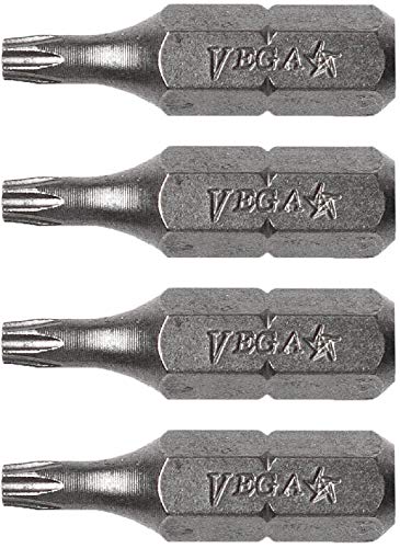 T6 TORX Security Bits. Professional Grade ¼ Inch Hex Shank TORX T