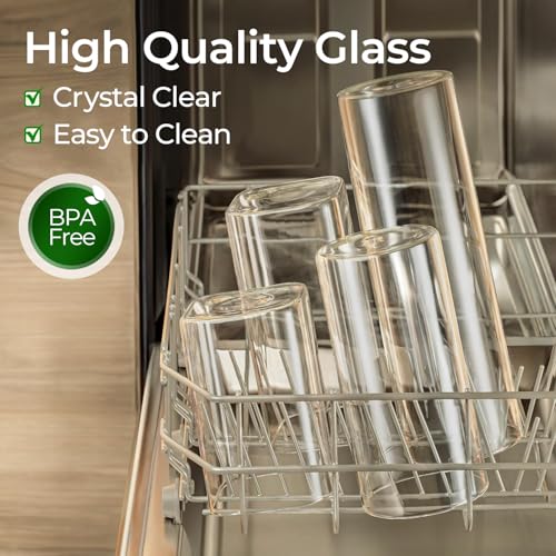 Glass Storage Containers with Lids 0.6 Qt (0.6 Qt x 6)
