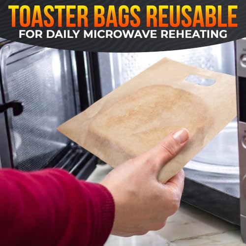6 Pack Toaster Bags Reusable