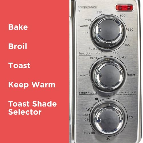 TO1313SBD Toaster Oven (4 Slice Stainless Steel)