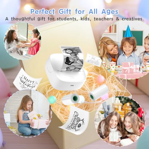 JD 23 Sticker Printer (White)