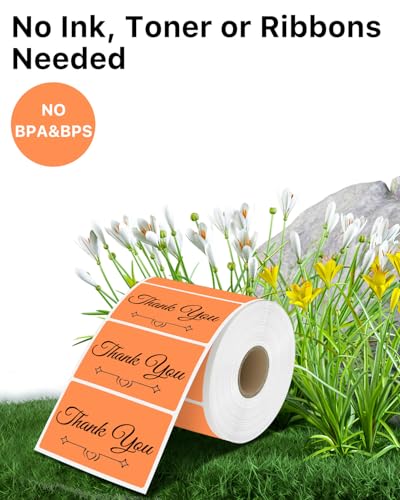 3" x 2" Thermal Labels (3"x2" / Orange)