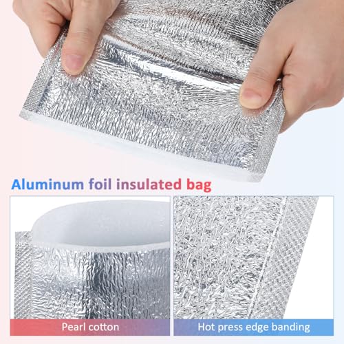 Disposable Insulated Foil Bags (7.87 x 7.87 x 0.12 inches)