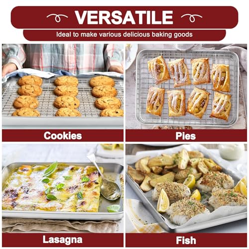 Baking Sheet with Rack (17.6" & 16" & 12.5")