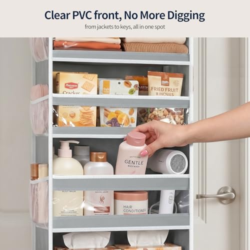 7 Tier Over the Door Organizer (Grey / 7 Tier)