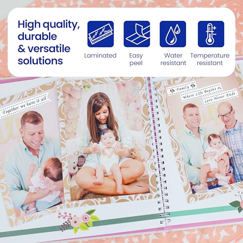 Genuine P Touch TZe (Black on Clear Acid Free Adhesive / 12mm (0.47”) / Pack of 2)
